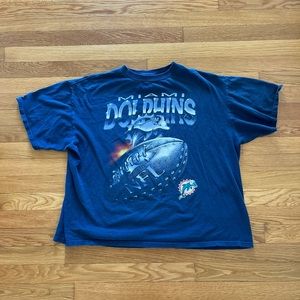 RARE Vintage 1990s Miami Dolphins Dynasty graphic Tee